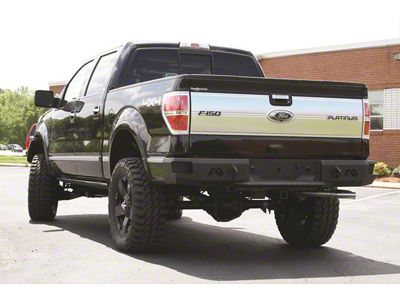 Fab Fours Premium Rear Bumper; Matte Black (09-14 F-150)