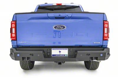 Fab Fours Premium Rear Bumper; Matte Black (21-24 F-150, Excluding Raptor & Tremor)