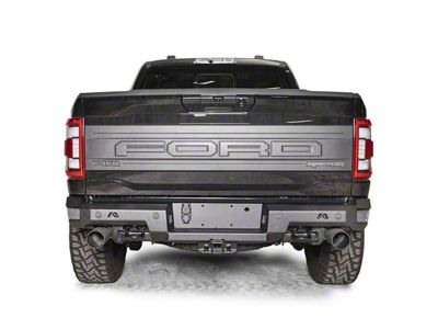 Fab Fours Premium Rear Bumper; Matte Black (21-25 F-150 Raptor)