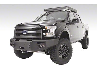 Fab Fours Premium Winch Front Bumper with No Guard; Bare Steel (15-20 F-150, Excluding Raptor)