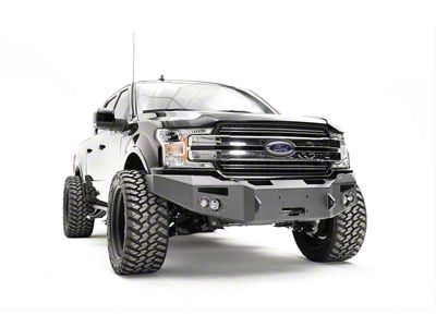 Fab Fours Premium Winch Front Bumper with No Guard; Bare Steel (18-20 F-150, Excluding Raptor)