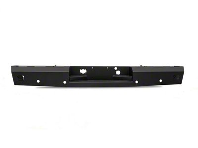 Fab Fours Red Steel Rear Bumper; Matte Black (09-14 F-150)