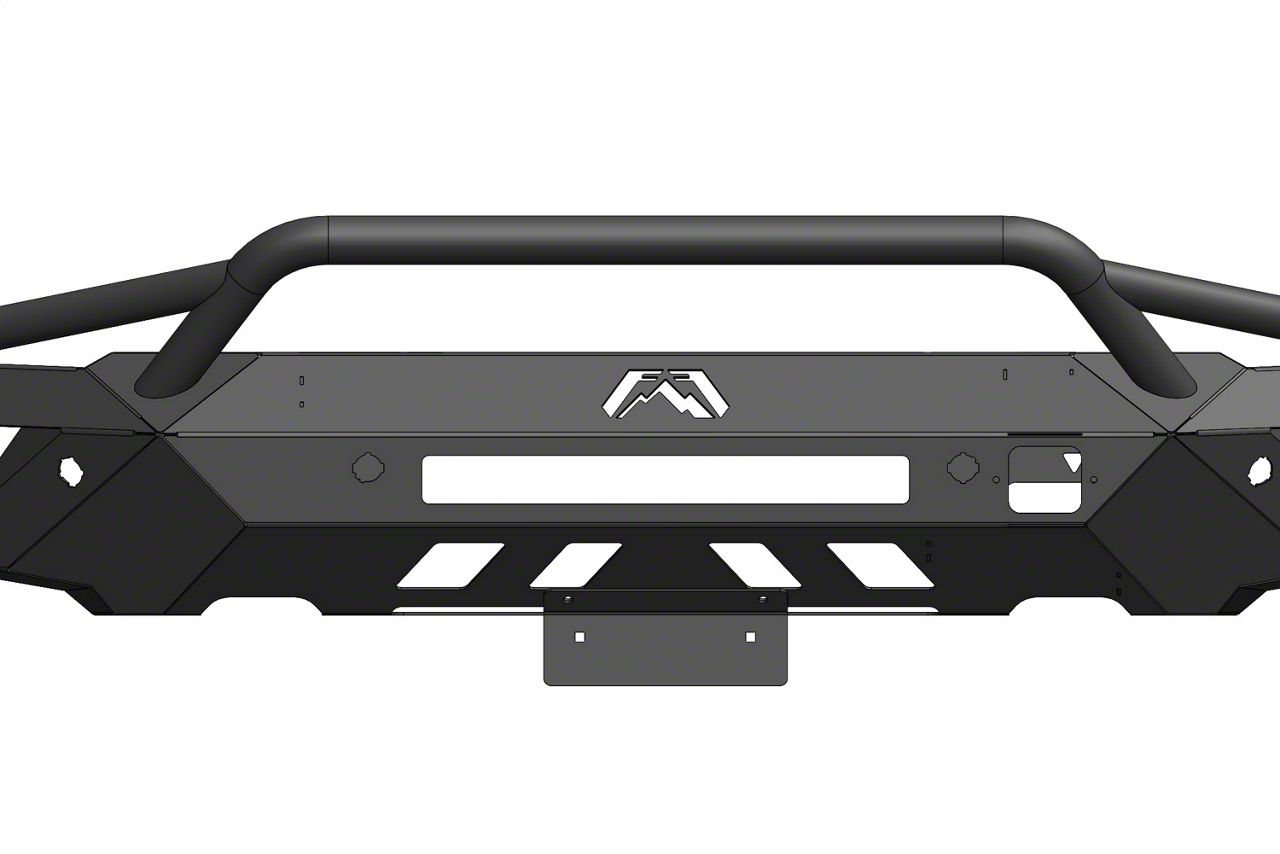 AM Autoparts Front License Plate Bracket – Fits 2015-2020 Chevy Suburban Tahoe – OEM GM1068158, 23236459 – Black