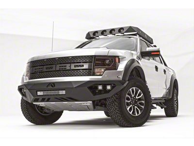 Fab Fours Vengeance Front Bumper with No Guard; Matte Black (10-14 F-150 Raptor)