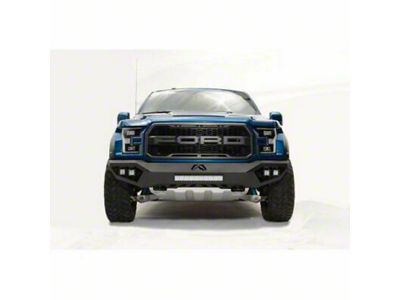 Fab Fours Vengeance Front Bumper with No Guard; Matte Black (17-20 F-150 Raptor)