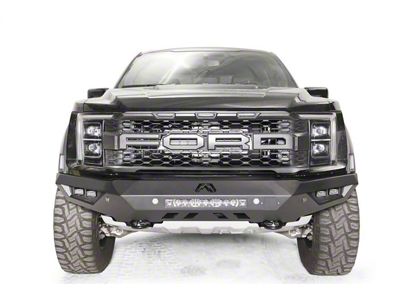 Fab Fours Vengeance Front Bumper with No Guard; Matte Black (21-23 F-150 Raptor)