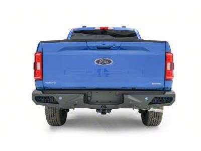 Fab Fours Vengeance Rear Bumper; Bare Steel (21-24 F-150, Excluding Raptor & Tremor)