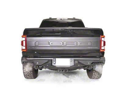 Fab Fours Vengeance Rear Bumper; Bare Steel (21-24 F-150 Raptor)