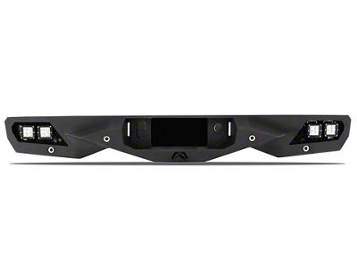 Fab Fours Vengeance Rear Bumper; Matte Black (09-14 F-150)