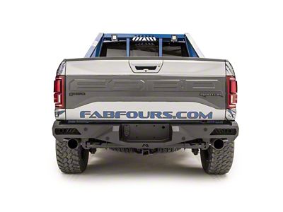 Fab Fours Vengeance Rear Bumper; Matte Black (17-20 F-150 Raptor)