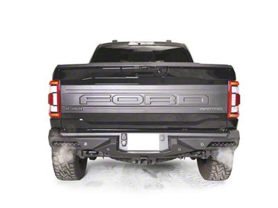 Fab Fours Vengeance Rear Bumper; Matte Black (21-25 F-150 Raptor)