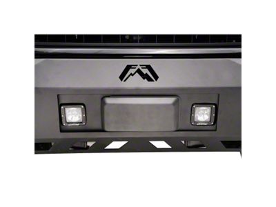 Fab Fours Adaptive Cruise Control Relocation Bracket; Matte Black (20-22 F-250 Super Duty)