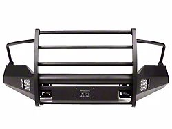 Fab Fours Black Steel Elite Front Bumper with Full Guard; Matte Black (2023 F-250 Super Duty)