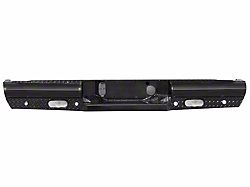 Fab Fours Black Steel Rear Bumper; Matte Black (2023 F-250 Super Duty)