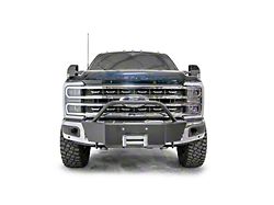 Fab Fours Large Frame Winch Mount; Matte Black (23-25 F-250 Super Duty)