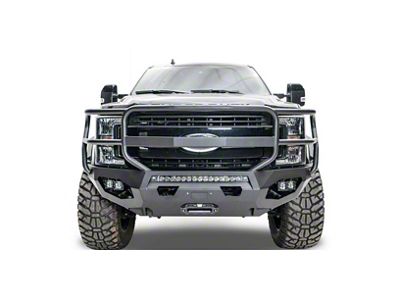 Fab Fours Matrix Front Bumper with Full Guard; Bare Steel (17-22 F-250 Super Duty)