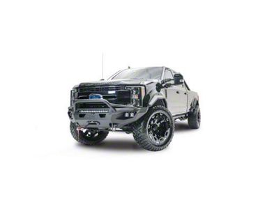 Fab Fours Matrix Front Bumper with Pre-Runner Guard; Matte Black (11-16 F-250 Super Duty)