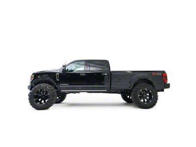 Fab Fours Open Fender Base System; Matte Black (20-22 F-250 Super Duty)