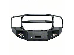 Fab Fours Premium Heavy Duty Winch Front Bumper with Full Guard; Matte Black (23-25 F-250 Super Duty)