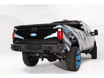 Fab Fours Premium Rear Bumper; Bare Steel (11-16 F-250 Super Duty)