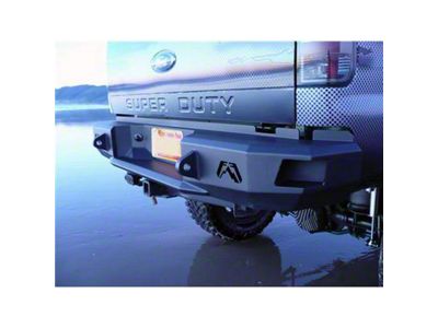 Fab Fours Premium Rear Bumper with D-Ring Mounts; Bare Steel (11-16 F-250 Super Duty)