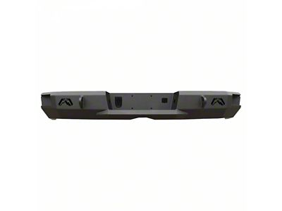 Fab Fours Premium Rear Bumper; Pre-Drilled for Backup Sensors; Matte Black (23-25 F-250 Super Duty)
