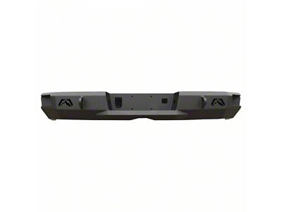 Fab Fours Premium Rear Bumper; Pre-Drilled for Backup Sensors; Matte Black (23-24 F-250 Super Duty)