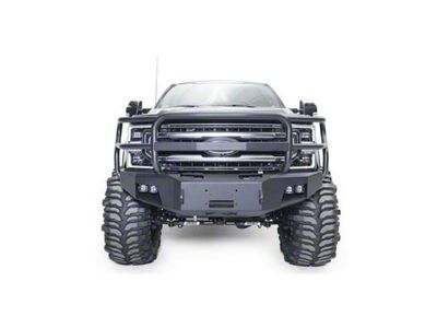 Fab Fours Premium Winch Front Bumper with Full Guard; Bare Steel (17-22 F-250 Super Duty)