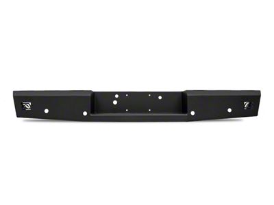 Fab Fours Red Steel Rear Bumper; Matte Black (11-16 F-250 Super Duty)