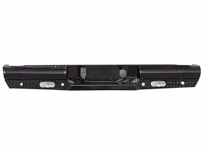Fab Fours Black Steel Rear Bumper; Matte Black (23-25 F-350 Super Duty)