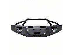 Fab Fours Premium Heavy Duty Winch Front Bumper with Pre-Runner Guard; Matte Black (23-25 F-350 Super Duty)