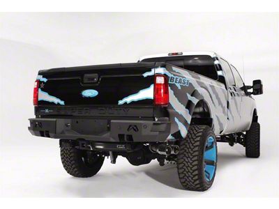 Fab Fours Premium Rear Bumper; Bare Steel (11-16 F-350 Super Duty)