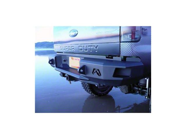Fab Fours Premium Rear Bumper with D-Ring Mounts; Bare Steel (11-16 F-350 Super Duty)