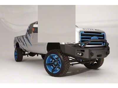 Fab Fours Premium Winch Front Bumper; Bare Steel (05-07 F-350 Super Duty)