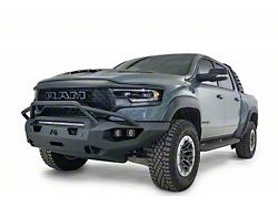 Fab Fours Matrix Winch Front Bumper with Pre-Runner Guard; Matte Black (21-23 RAM 1500 TRX)
