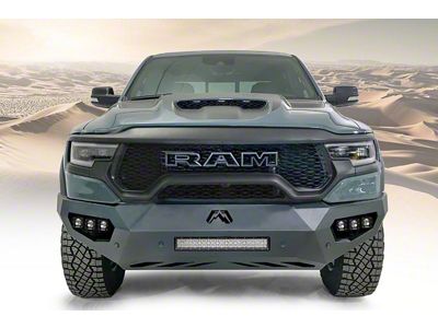 Fab Fours Vengeance Front Bumper with No Guard; Bare Steel (21-24 RAM 1500 TRX)