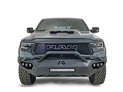 Fab Fours Vengeance Front Bumper with Pre-Runner Guard; Matte Black (21-24 RAM 1500 TRX)