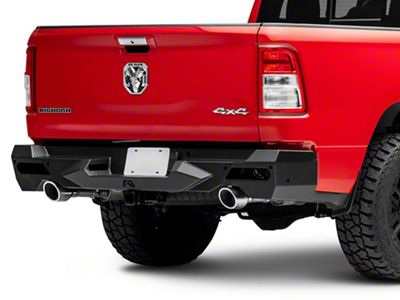 Fab Fours Vengeance Rear Bumper; Matte Black (19-24 RAM 1500, Excluding TRX)