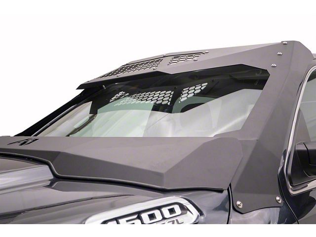Fab Fours ViCowl Windshield Protector; Bare Steel (19-24 RAM 1500)