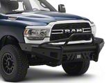 Fab Fours Black Steel Elite Front Bumper with Pre-Runner Guard; Matte Black (19-26 RAM 2500)