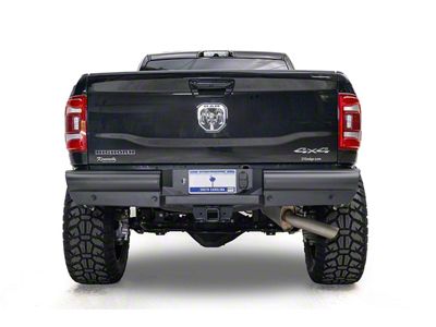 Fab Fours Black Steel Elite Rear Bumper; Matte Black (19-24 RAM 2500)