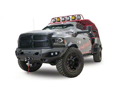 Fab Fours Matrix Front Bumper with No Guard; Matte Black (19-24 RAM 2500)