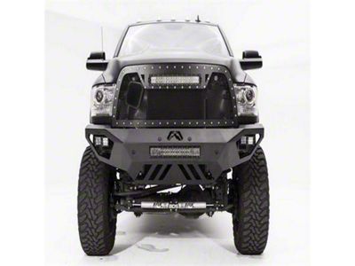 Fab Fours Open Fender Front Bumper with No Guard; Bare Steel (16-18 RAM 2500)