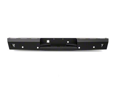 Fab Fours Red Steel Rear Bumper; Matte Black (03-09 RAM 2500)