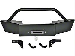 Fab Fours Small Frame Winch Mount; Matte Black (03-18 RAM 2500)