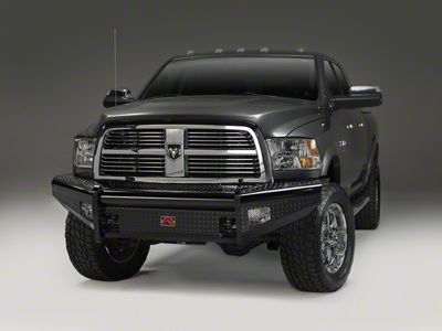 Fab Fours Black Steel Front Bumper; Matte Black (10-18 RAM 3500)