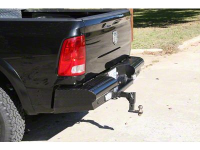 Fab Fours Black Steel Rear Bumper (10-18 RAM 3500)