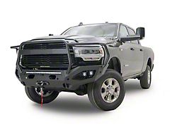 Fab Fours Matrix Front Bumper with Full Guard; Matte Black (19-26 RAM 3500)