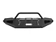 Fab Fours Red Steel Front Bumper with Pre-Runner Guard; Matte Black (06-09 RAM 3500)