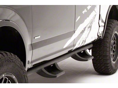 Fab Fours Side Step Bars; Black (19-24 Ranger SuperCrew)